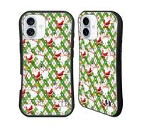 Head Case Designs Officially Licensed Frosty the Snowman Movie Pattern 2 Patterns Hybrid Case Compatible With Apple iPhone 16 Plus
