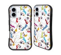 Head Case Designs Officially Licensed Frosty the Snowman Movie Pattern 3 Patterns Hybrid Case Compatible With Apple iPhone 16