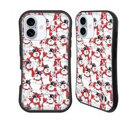 Head Case Designs Officially Licensed Frosty the Snowman Movie Pattern 4 Patterns Hybrid Case Compatible With Apple iPhone 16