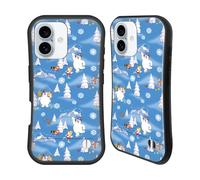 Head Case Designs Officially Licensed Frosty the Snowman Movie Pattern 6 Patterns Hybrid Case Compatible With Apple iPhone 16