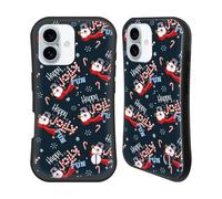 Head Case Designs Officially Licensed Frosty the Snowman Movie Pattern 7 Patterns Hybrid Case Compatible With Apple iPhone 16