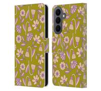 Head Case Designs Officially Licensed Gabriela Thomeu Art Deco Floral Leather Wallet Case Compatible With Samsung Galaxy S26 Plus