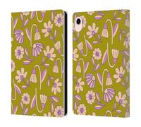 Head Case Designs Officially Licensed Gabriela Thomeu Art Deco Floral Leather Wallet Case Compatible With Apple iPad mini (2021/2024)
