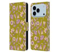 Head Case Designs Officially Licensed Gabriela Thomeu Art Deco Floral Leather Wallet Case Compatible With Apple iPhone 17 Pro