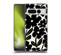 Head Case Designs Officially Licensed Gabriela Thomeu Black And White Groovy Retro Gel Case [Military Grade Protection] Compatible With Google Pixel 7 Pro