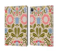 Head Case Designs Officially Licensed Gabriela Thomeu Blooms & Butterflies Floral Leather Wallet Case Compatible With Apple iPad Pro 12.9 2020/2021/2022