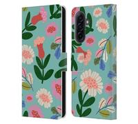 Head Case Designs Officially Licensed Gabriela Thomeu Super Bloom Floral Leather Wallet Case Compatible With Samsung Galaxy A17 4G / 5G