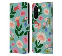 Head Case Designs Officially Licensed Gabriela Thomeu Super Bloom Floral Leather Wallet Case Compatible With Samsung Galaxy A26 5G