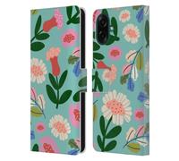 Head Case Designs Officially Licensed Gabriela Thomeu Super Bloom Floral Leather Wallet Case Compatible With Samsung Galaxy A07