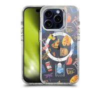 Head Case Designs Officially Licensed Gilmore Girls Cartoon Pattern Character Icons Shockproof Bumper Case [Military Grade Protection] Compatible with Apple iPhone 15 Pro and Compatible with MagSafe