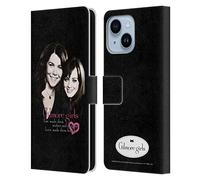 Head Case Designs Officially Licensed Gilmore Girls Fate Made Them Graphics Leather Wallet Case Compatible With Apple iPhone 14 Plus