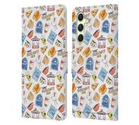 Head Case Designs Officially Licensed Gilmore Girls Icons Graphics Leather Wallet Case Compatible With Samsung Galaxy A54 5G
