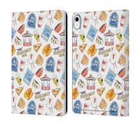 Head Case Designs Officially Licensed Gilmore Girls Icons Graphics Leather Wallet Case Compatible With Apple iPad 10.9 2022/2025