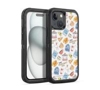 Head Case Designs Officially Licensed Gilmore Girls Icons Graphics Ultra-Armoured Shockproof Case [Military Grade Protection] Compatible With Apple iPhone 15