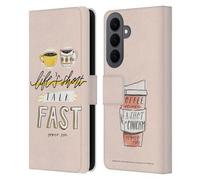 Head Case Designs Officially Licensed Gilmore Girls Life's Short Talk Fast Graphics Leather Wallet Case Compatible With Samsung Galaxy S26 Plus