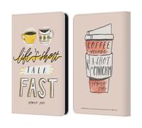 Head Case Designs Officially Licensed Gilmore Girls Life's Short Talk Fast Graphics Leather Wallet Case Compatible With Amazon Kindle 11th Gen 6in 2022
