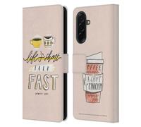 Head Case Designs Officially Licensed Gilmore Girls Life's Short Talk Fast Graphics Leather Wallet Case Compatible With Samsung Galaxy A36 5G