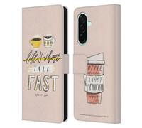 Head Case Designs Officially Licensed Gilmore Girls Life's Short Talk Fast Graphics Leather Wallet Case Compatible With Samsung Galaxy A26 5G