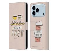Head Case Designs Officially Licensed Gilmore Girls Life's Short Talk Fast Graphics Leather Wallet Case Compatible With Apple iPhone 17 Pro