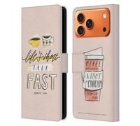 Head Case Designs Officially Licensed Gilmore Girls Life's Short Talk Fast Graphics Leather Wallet Case Compatible With Apple iPhone 17 Pro Max