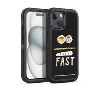 Head Case Designs Officially Licensed Gilmore Girls Life's Short Talk Fast Graphics Ultra-Armoured Shockproof Case [Military Grade Protection] Compatible With Apple iPhone 15