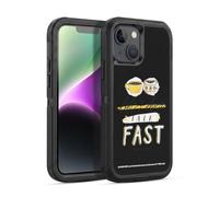 Head Case Designs Officially Licensed Gilmore Girls Life's Short Talk Fast Graphics Ultra-Armoured Shockproof Case [Military Grade Protection] Compatible With Apple iPhone 14