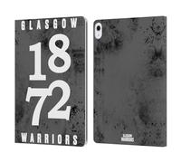 Head Case Designs Officially Licensed Glasgow Warriors 1872 Warriors Graphics Leather Wallet Case Compatible With Apple iPad Air 13 2024/2025
