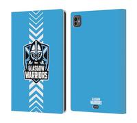 Head Case Designs Officially Licensed Glasgow Warriors Arrow Graphics Leather Wallet Case Compatible With Apple iPad Pro 11 M4 2024