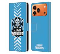 Head Case Designs Officially Licensed Glasgow Warriors Arrow Graphics Leather Wallet Case Compatible With Apple iPhone 17 Pro Max
