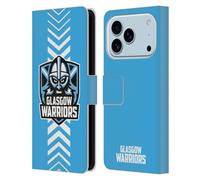Head Case Designs Officially Licensed Glasgow Warriors Arrow Graphics Leather Wallet Case Compatible With Apple iPhone 17 Pro
