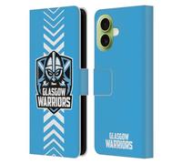 Head Case Designs Officially Licensed Glasgow Warriors Arrow Graphics Leather Wallet Case Compatible With Apple iPhone 17