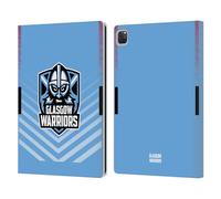 Head Case Designs Officially Licensed Glasgow Warriors Away 2022/23 Crest Kit Leather Wallet Case Compatible With Apple iPad Pro 13 M4 2024