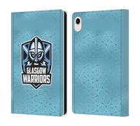 Head Case Designs Officially Licensed Glasgow Warriors Away 2025/26 Crest Kit Leather Wallet Case Compatible With Apple iPad mini (2021/2024)