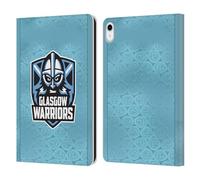 Head Case Designs Officially Licensed Glasgow Warriors Away 2025/26 Crest Kit Leather Wallet Case Compatible With Apple iPad 10.9 2022/2025