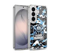 Head Case Designs Officially Licensed Glasgow Warriors Camouflage Logo 2 Gel Case [Military Grade Protection] Compatible with Samsung Galaxy S26 and Compatible with MagSafe