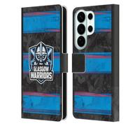 Head Case Designs Officially Licensed Glasgow Warriors EU 2025/26 Crest Kit Leather Wallet Case Compatible With Samsung Galaxy S26 Ultra