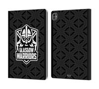 Head Case Designs Officially Licensed Glasgow Warriors Home 2025/26 Crest Kit Leather Wallet Case Compatible With Apple iPad Pro 13 M4 2024