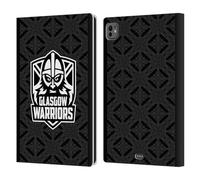 Head Case Designs Officially Licensed Glasgow Warriors Home 2025/26 Crest Kit Leather Wallet Case Compatible With Apple iPad Pro 11 M4 2024