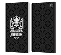 Head Case Designs Officially Licensed Glasgow Warriors Home 2025/26 Crest Kit Leather Wallet Case Compatible With Amazon Fire Max 11 2023