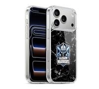 Head Case Designs Officially Licensed Glasgow Warriors Marble Logo 2 Gel Case [Military Grade Protection] Compatible with Apple iPhone 17 Pro and Compatible with MagSafe
