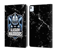 Head Case Designs Officially Licensed Glasgow Warriors Marble Logo 2 Leather Wallet Case Compatible With Apple iPad Air 11 2020/2022/2024/2025