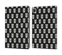 Head Case Designs Officially Licensed Glasgow Warriors Pattern Graphics Leather Wallet Case Compatible With Apple iPad Pro 13 M4 2024