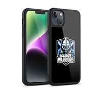 Head Case Designs Officially Licensed Glasgow Warriors Plain Black Logo Gel Armour Case [Military Grade Protection] Compatible With Apple iPhone 14 Plus