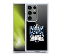Head Case Designs Officially Licensed Glasgow Warriors Plain Black Logo Gel Case [Military Grade Protection] Compatible With Samsung Galaxy S23 Ultra 5G