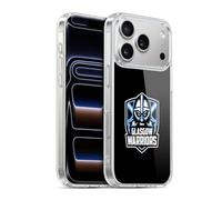Head Case Designs Officially Licensed Glasgow Warriors Plain Black Logo Gel Case [Military Grade Protection] Compatible with Apple iPhone 17 Pro and Compatible with MagSafe