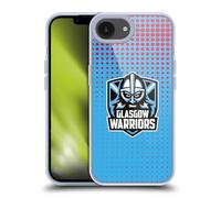 Head Case Designs Officially Licensed Glasgow Warriors Red And Blue Graphics Gel Case [Military Grade Protection] Compatible with Apple iPhone 16e and Compatible with MagSafe