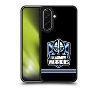 Head Case Designs Officially Licensed Glasgow Warriors Stripes Black Logo Gel Armour Case [Military Grade Protection] Compatible With Samsung Galaxy A36 5G