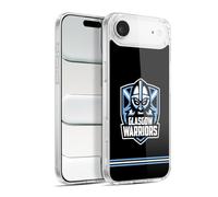 Head Case Designs Officially Licensed Glasgow Warriors Stripes Black Logo Gel Case [Military Grade Protection] Compatible with Apple iPhone 17 Air and Compatible with MagSafe