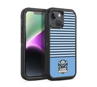 Head Case Designs Officially Licensed Glasgow Warriors Stripes Blue 2 Logo Ultra-Armoured Shockproof Case [Military Grade Protection] Compatible With Apple iPhone 14