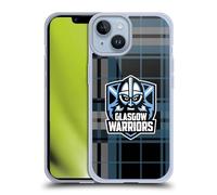 Head Case Designs Officially Licensed Glasgow Warriors Tartan Logo Gel Case [Military Grade Protection] Compatible With Apple iPhone 14